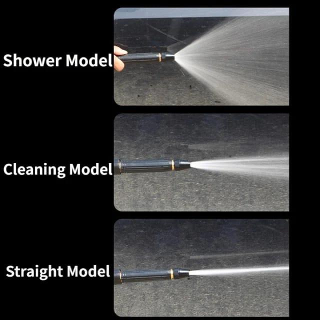 Premium Car Washing Water Gun Set – High Pressure Nozzle with 3 Adjustable Heads