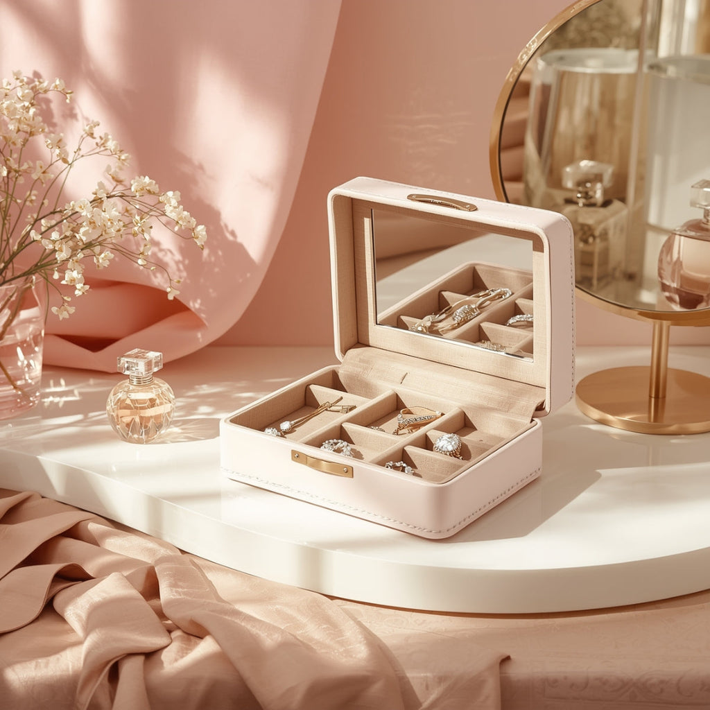 Three-Layer Jewelry Organizer Box